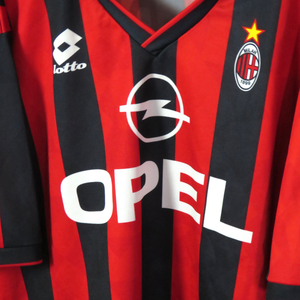 AC Milan 1995-96 Home Maldini #3 Shirt XL