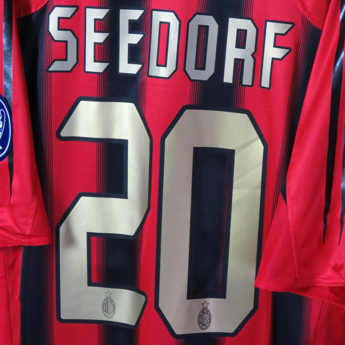 AC Milan 2004-05 Home Seedorf #20 Shirt M