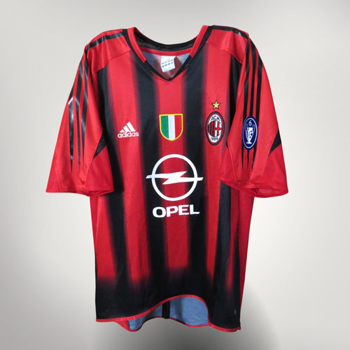 Authentic Adidas AC Milan 2004-2005 Home shirt, Seedorf 20 on the back, size M, product code 369572 | Nostalgic Football Shirts