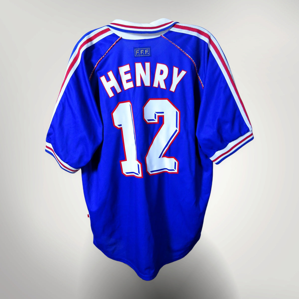 France 1998-2000 Home shirt, Henry 12, Adidas, size XL | Nostalgic Football Shirts
