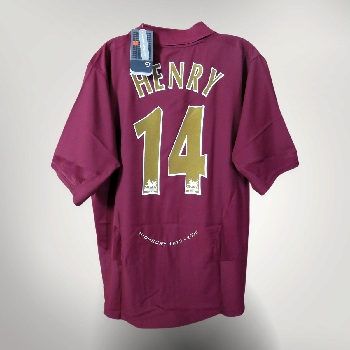 Arsenal 2005-2006 Home Player Issue shirt, Henry 14, Nike, size XL | Nostalgic Football Shirts
