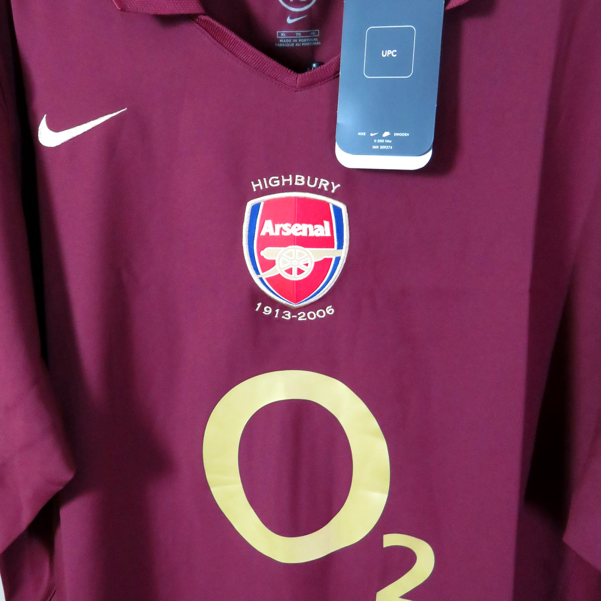 Arsenal 2005-2006 Home Player Issue shirt, Henry 14, Nike, size XL | Nostalgic Football Shirts