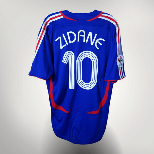 France 2006-2007 Home shirt, Zidane 10, Adidas, size XL, product code 740126 | Nostalgic Football Shirts