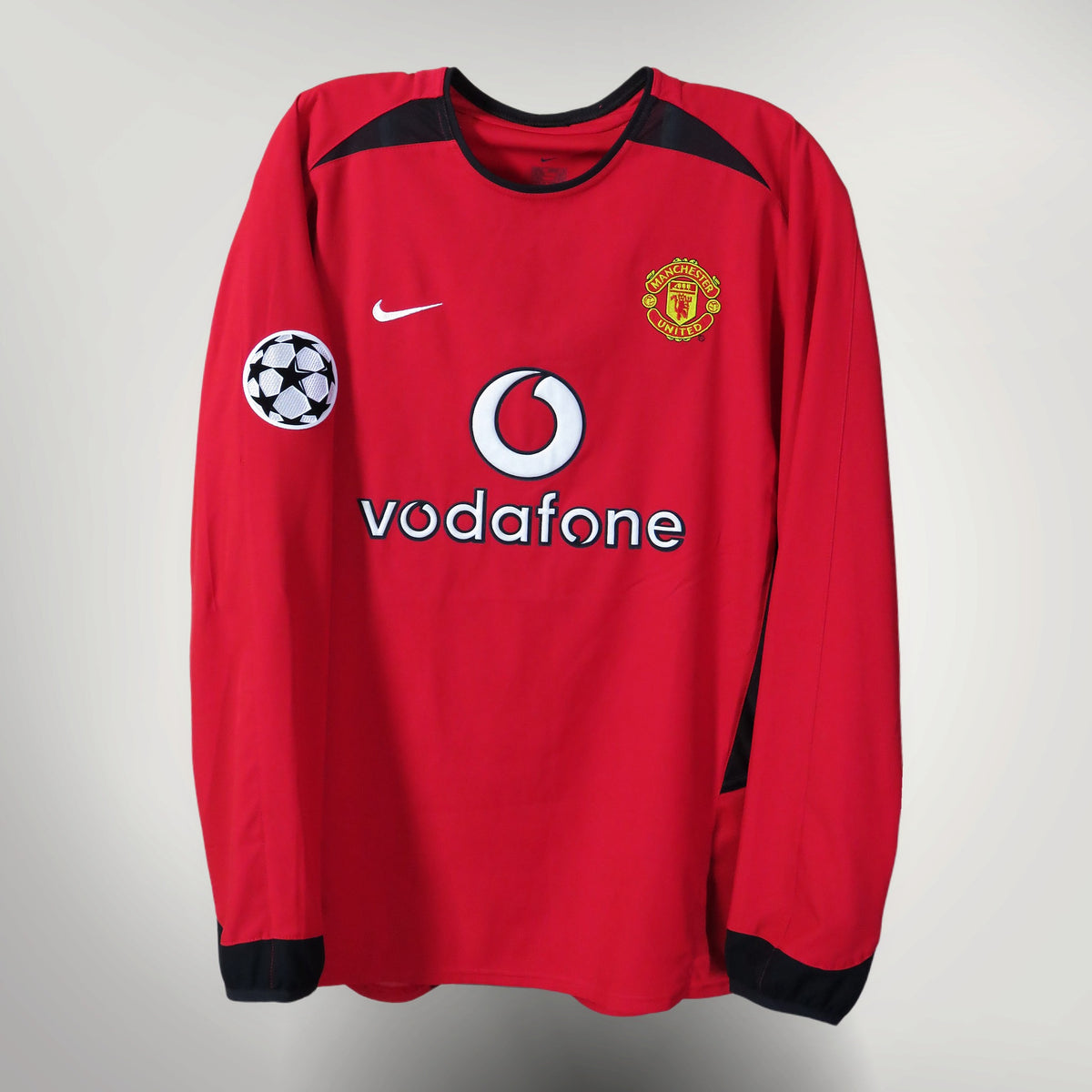 Manchester United 2002-2004 Home Longsleeve shirt, Ronaldo 7, Nike, size M, product code 184948 | Nostalgic Football Shirts