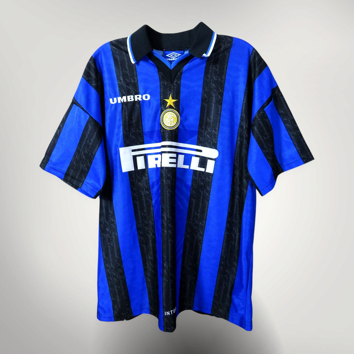 Inter Milan 1997-1998 Home shirt, Ronaldo 10, Umbro, size XL | Nostalgic Football Shirts