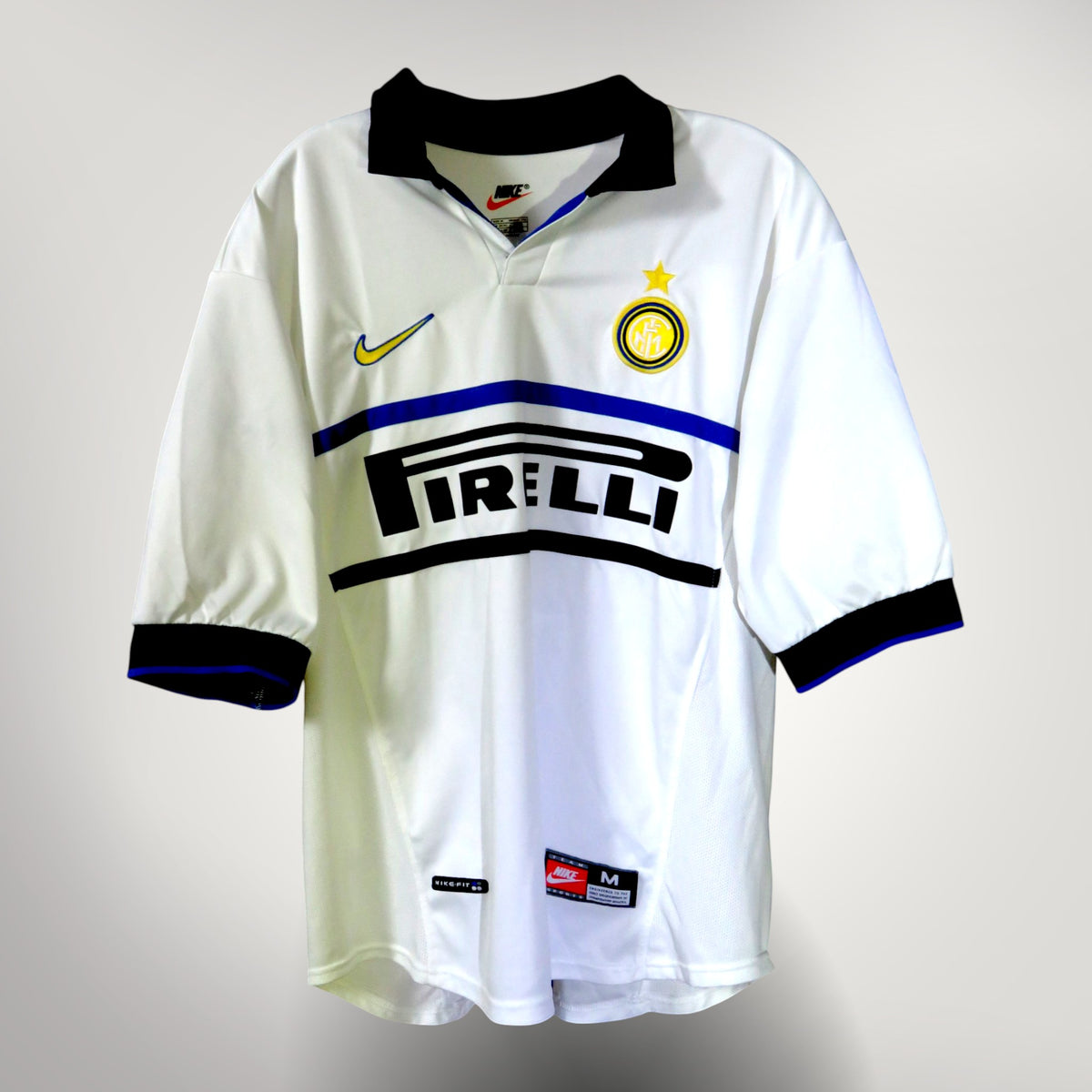 Authentic Nike Inter Milan 1998-1999 Away shirt, Ronaldo 9 on the back, size M | Nostalgic Football Shirts