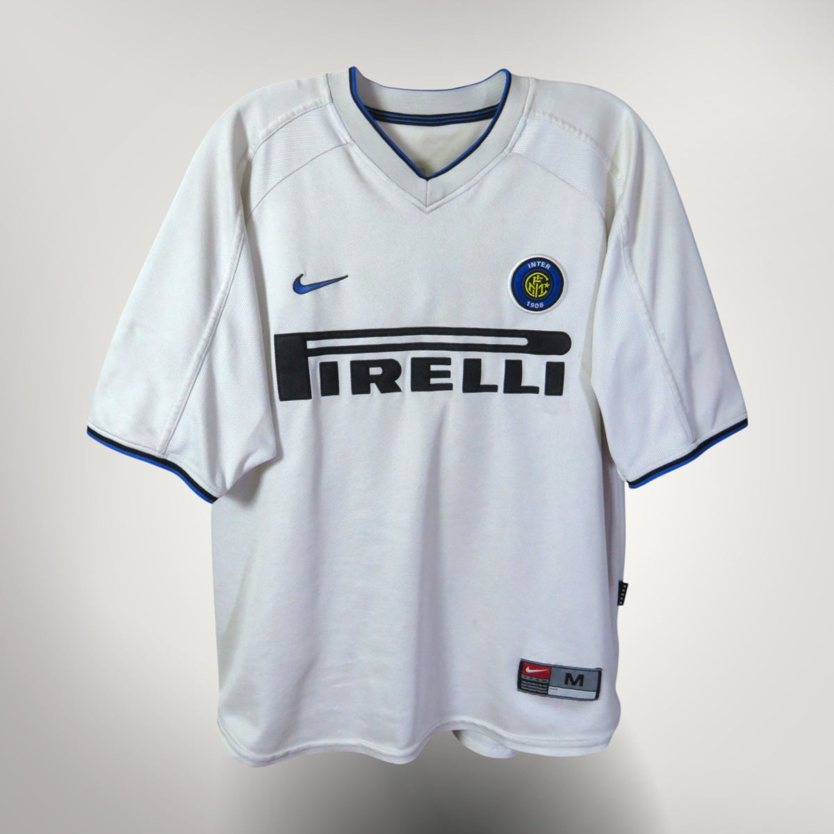 Authentic Nike Inter Milan 1999-2000 Away shirt, Ronaldo 9 on the back, size M | Nostalgic Football Shirts