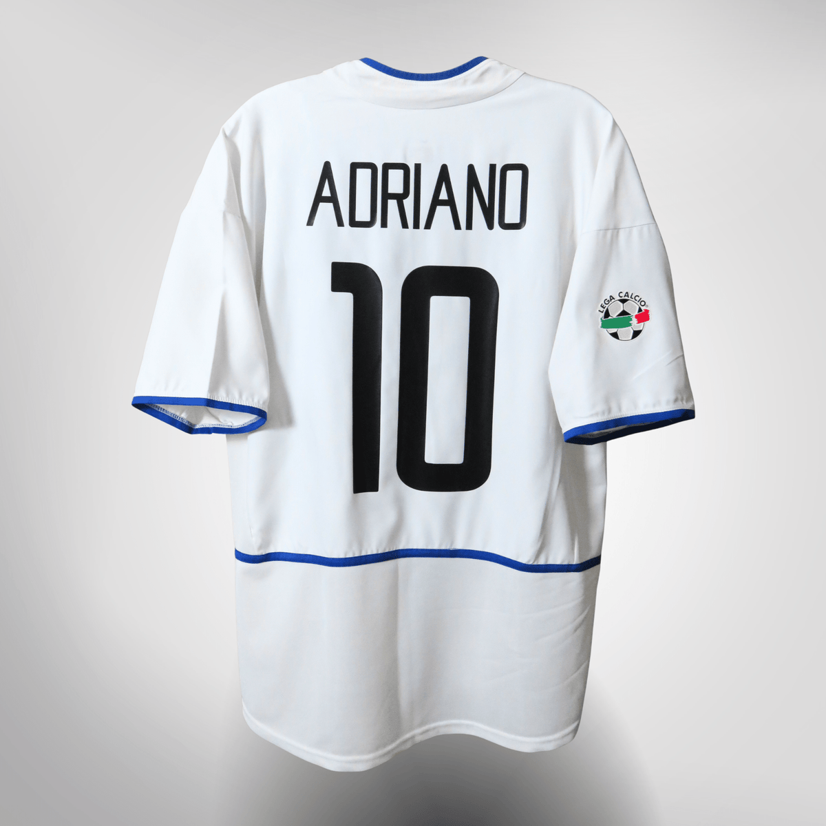 Vintage Inter Milan 2002-2004 Away football shirt with Adriano 10 print, size M, product code 184674 | Nostalgic Football Shirts