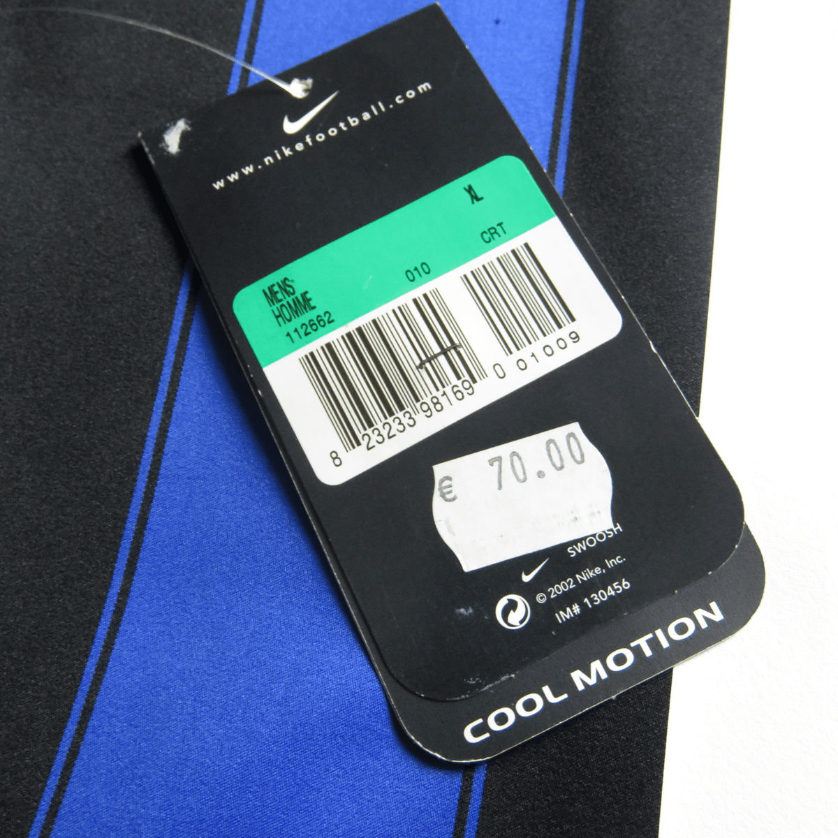 Original Inter Milan 2003-2004 Home brand new with tags football shirt, size XL, Adriano 10 | Nostalgic Football Shirts