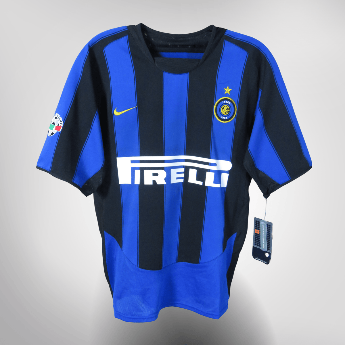 Authentic Nike Inter Milan 2003-2004 Home shirt, Zanetti 4 on the back, size S | Nostalgic Football Shirts