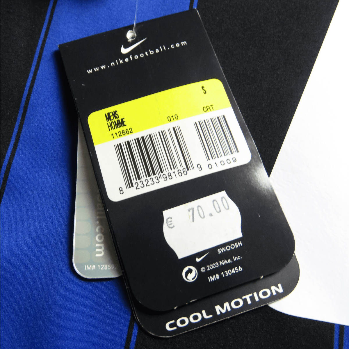 Original Inter Milan 2003-2004 Home brand new with tags football shirt, size S, Zanetti 4 | Nostalgic Football Shirts