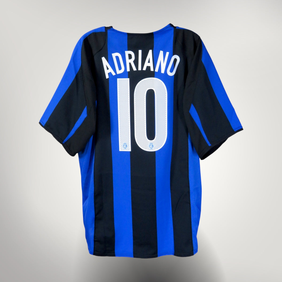 Vintage Inter Milan 2004-2005 Home football shirt with Adriano 10 print, size XL | Nostalgic Football Shirts