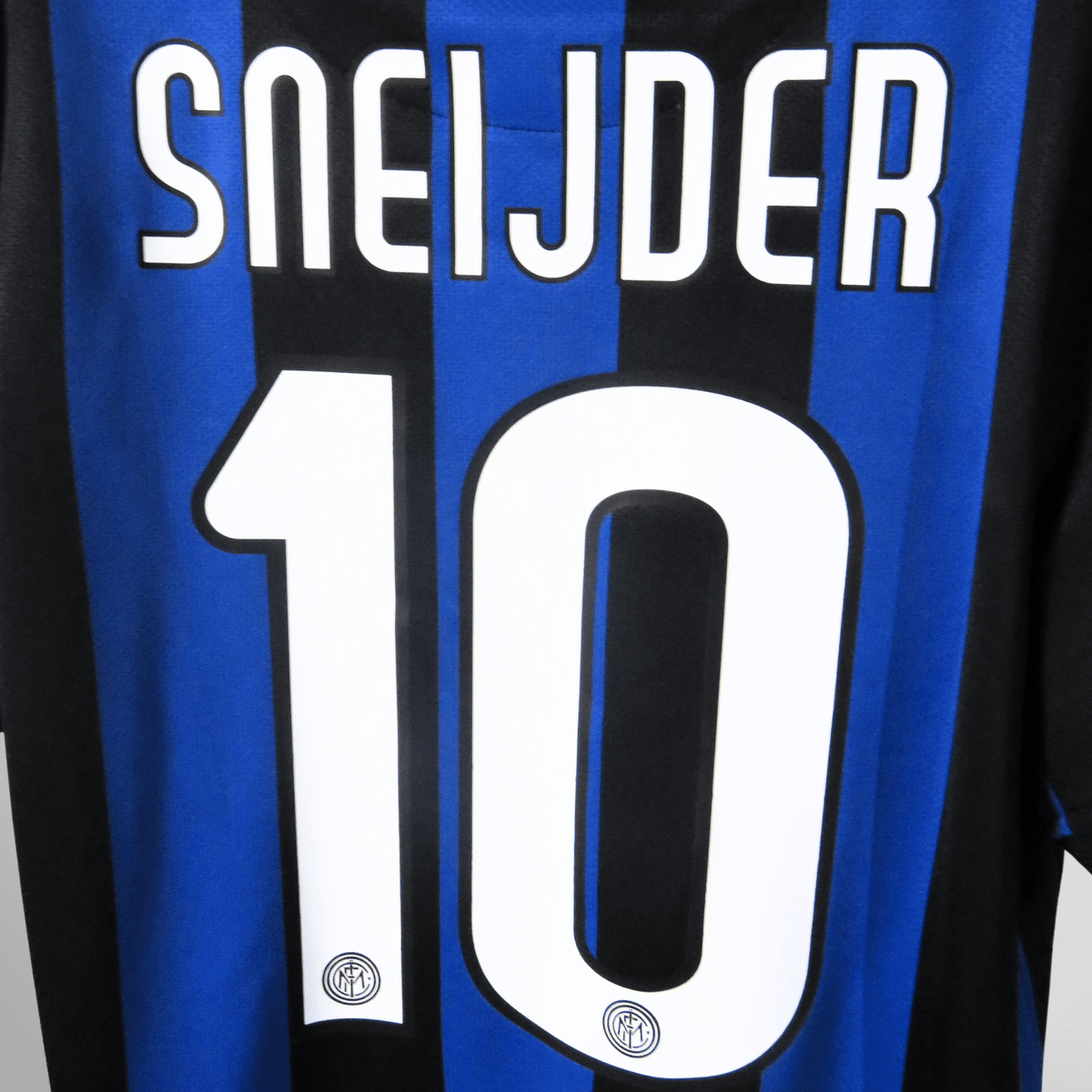 Retro Inter Milan 2009-2010 Home football jersey by Nike, Sneijder 10, size M | Nostalgic Football Shirts