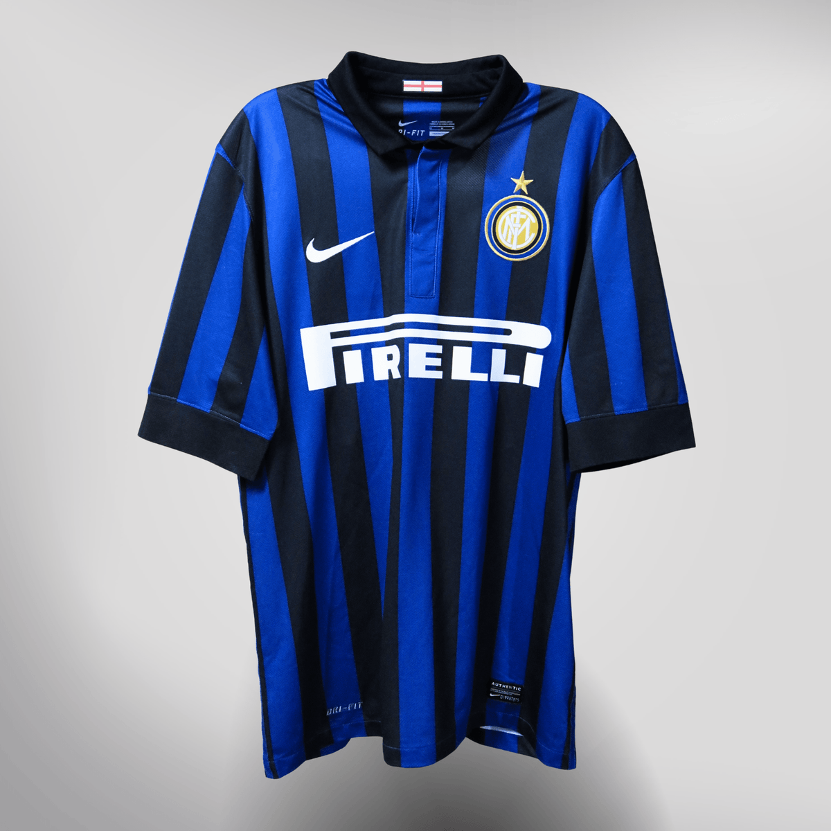 Authentic Nike Inter Milan 2011-2012 Home shirt, Zanetti on the back, size M | Nostalgic Football Shirts