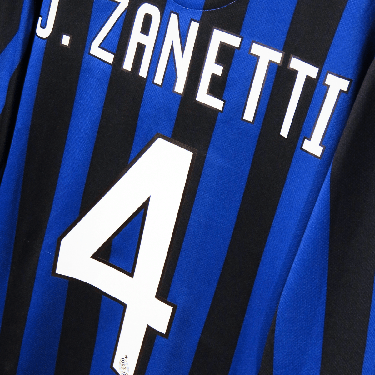 Retro Inter Milan 2011-2012 Home football jersey by Nike, Zanetti, size M | Nostalgic Football Shirts