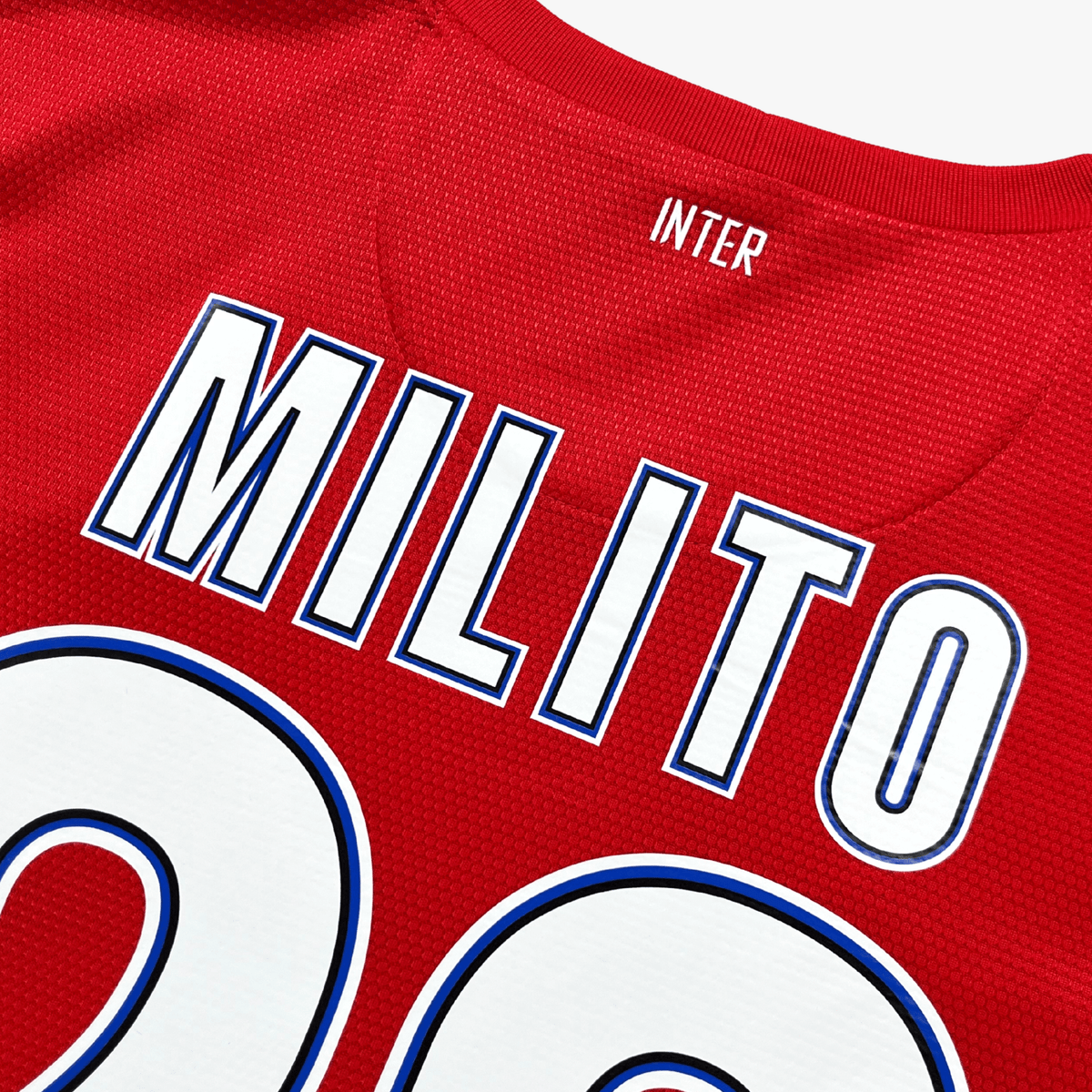 Retro Inter Milan 2012-2013 Away football jersey by Nike, Milito 22, size M | Nostalgic Football Shirts
