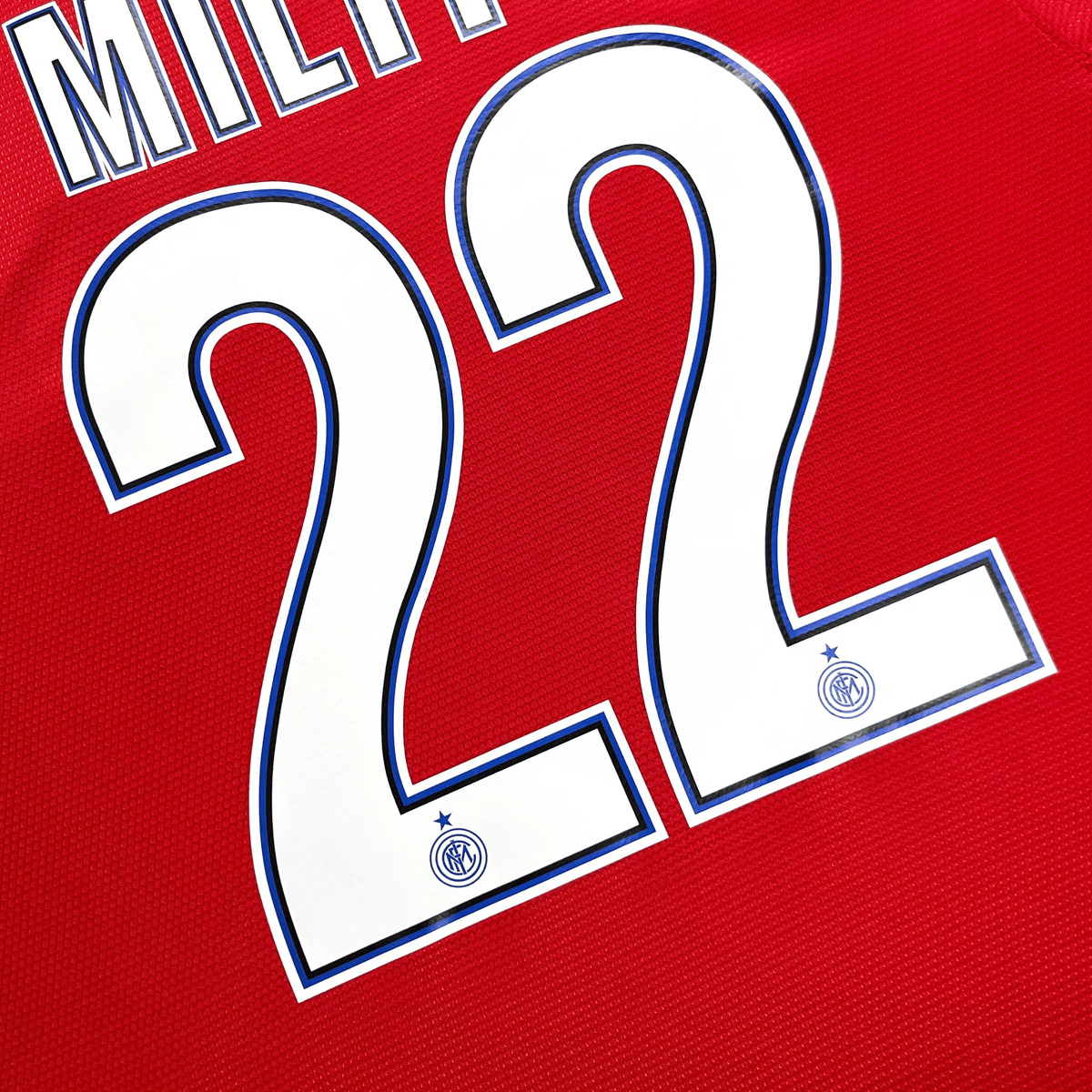 Retro Inter Milan 2012-2013 Away football jersey by Nike, Milito 22, size M | Nostalgic Football Shirts