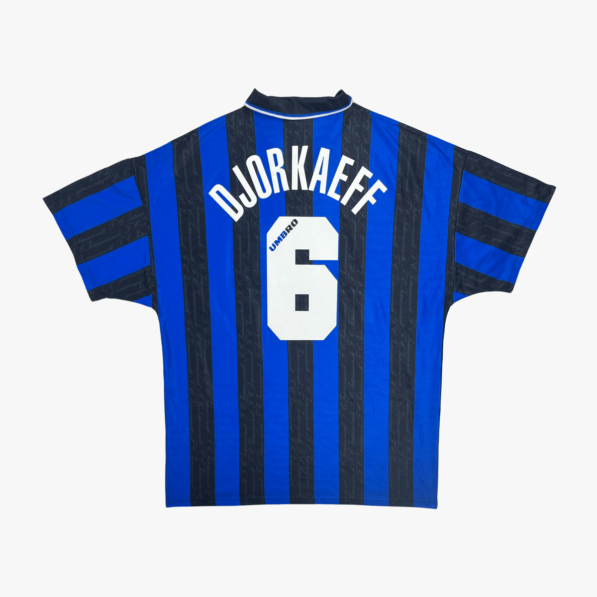 Inter Milan 1996-97 Home Djorkaeff #6 Shirt XL