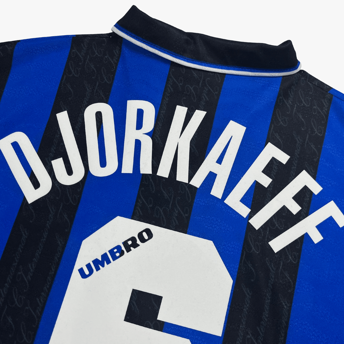 Inter Milan 1996-97 Home Djorkaeff #6 Shirt XL