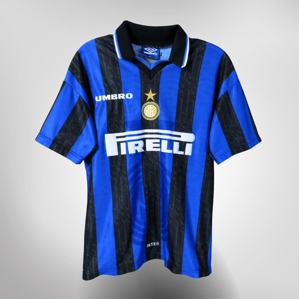 Inter Milan 1997-98 Home Ronaldo #10 Shirt M