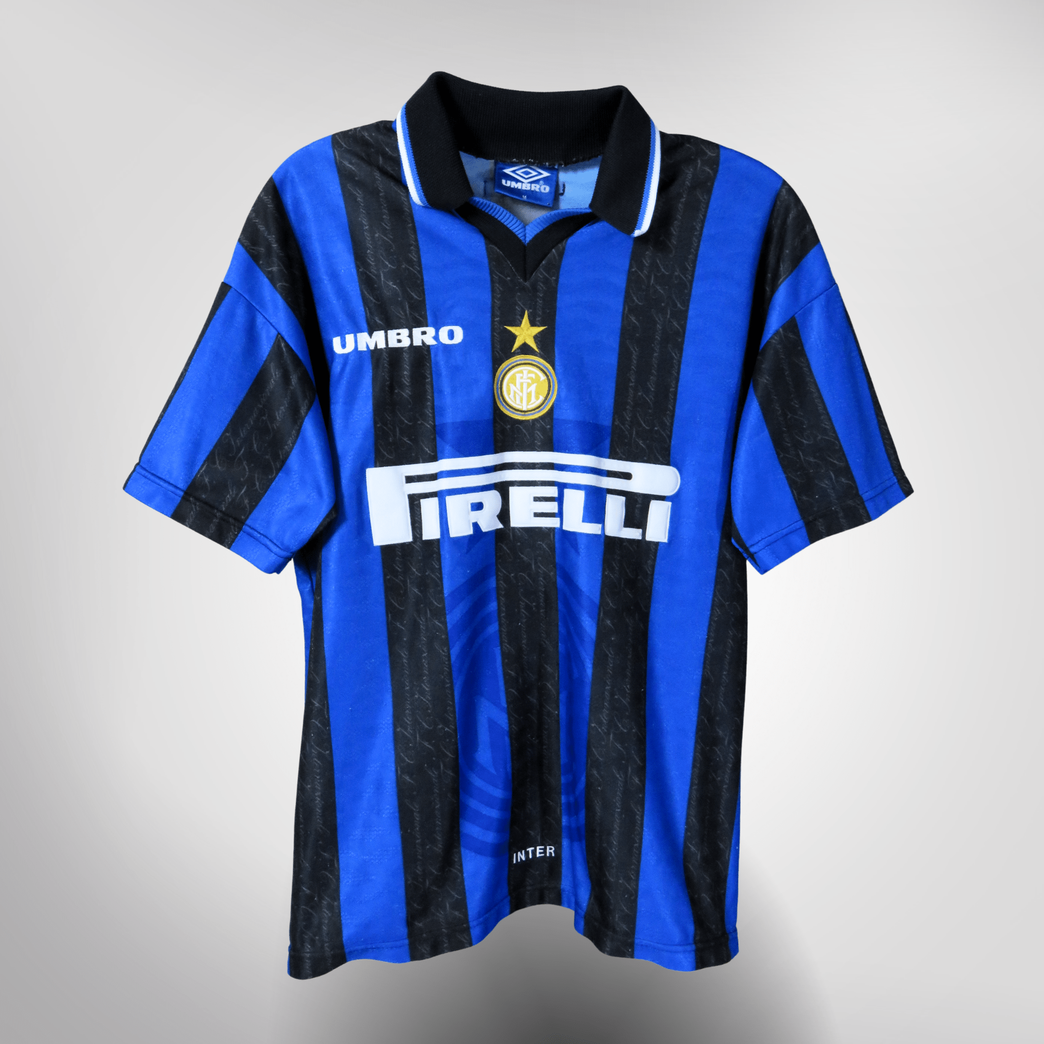 Inter Milan 1997-98 Home Ronaldo #10 Shirt M