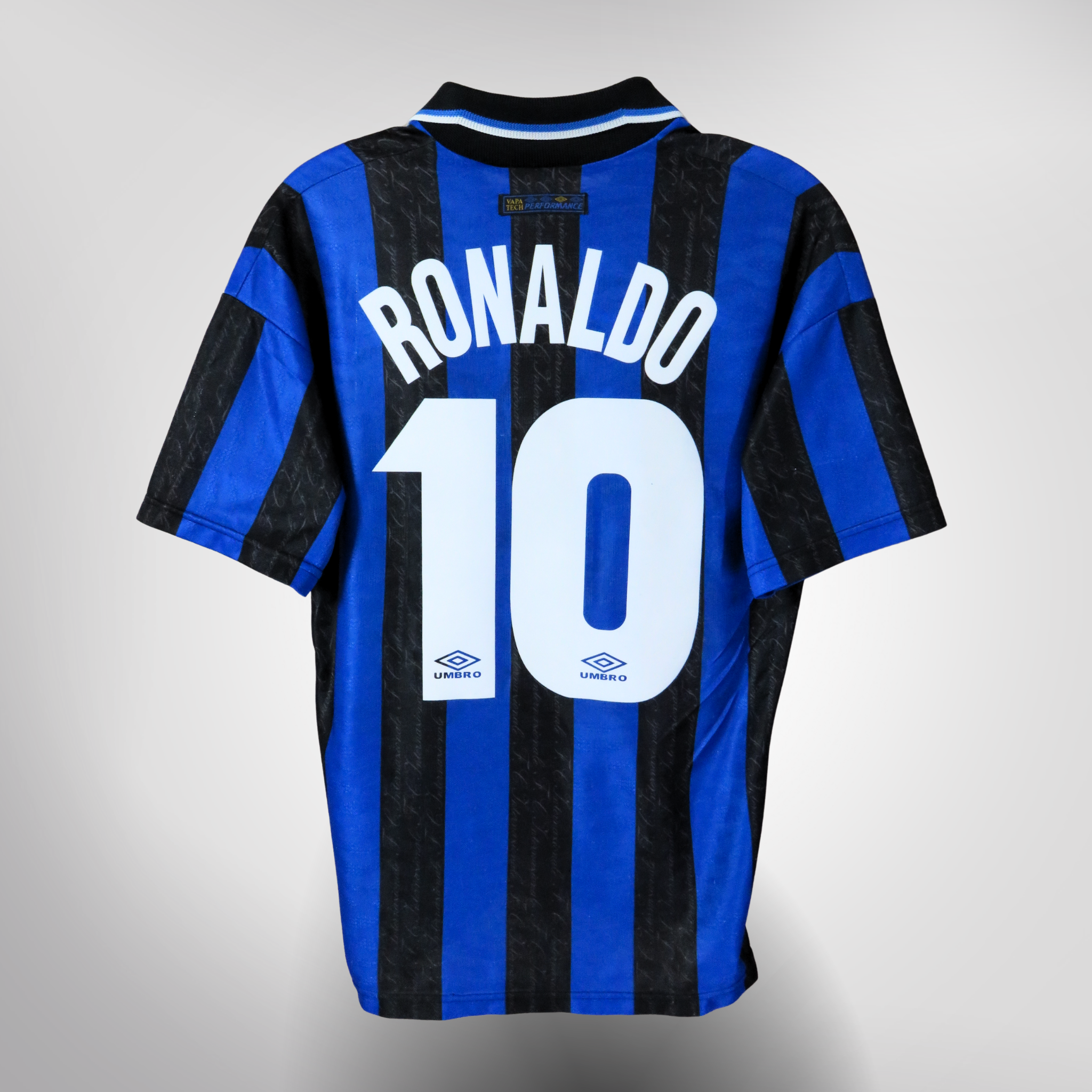 Inter Milan 1997-98 Home Ronaldo #10 Shirt M