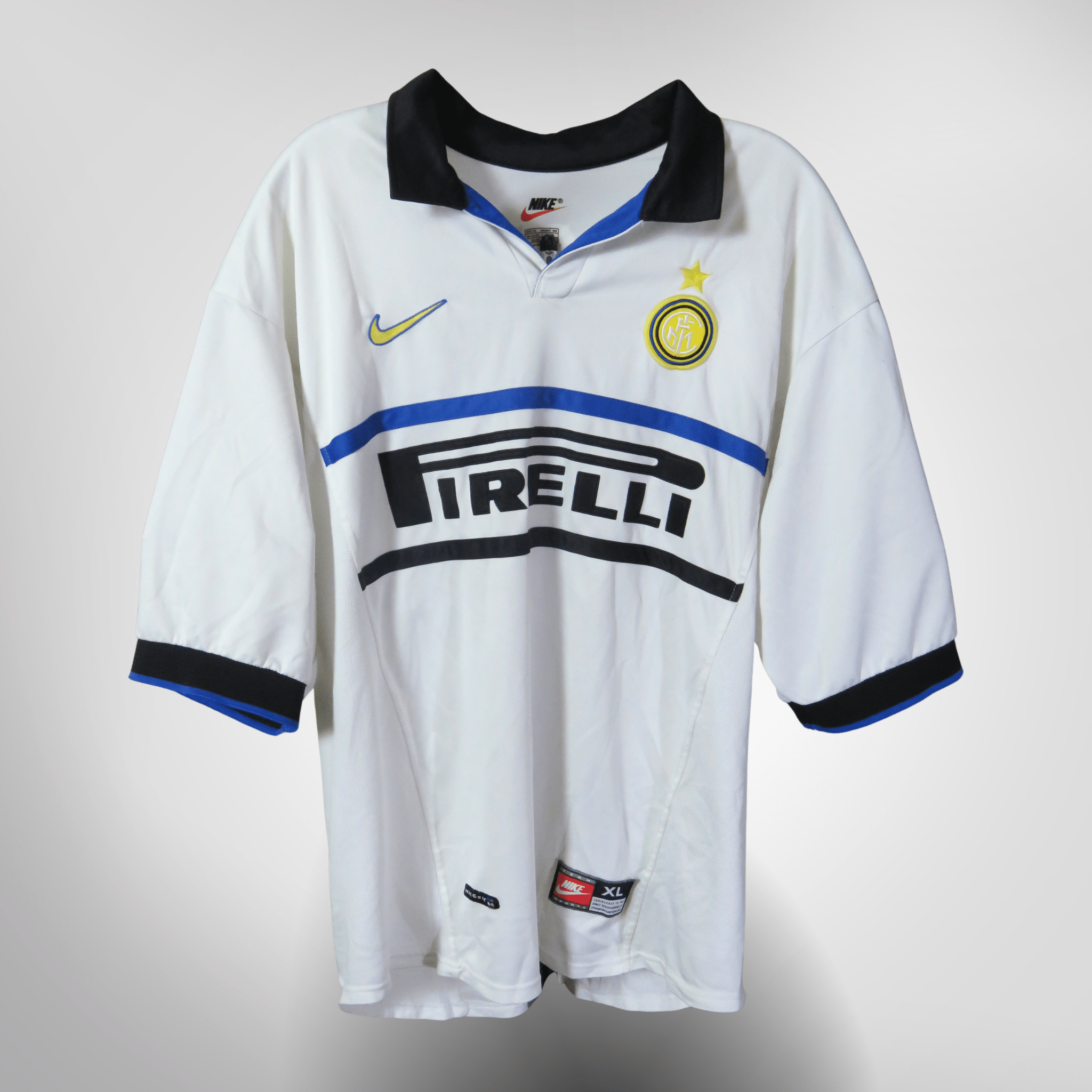 Inter Milan 1998-99 Away Zamorano #1+8 Shirt XL