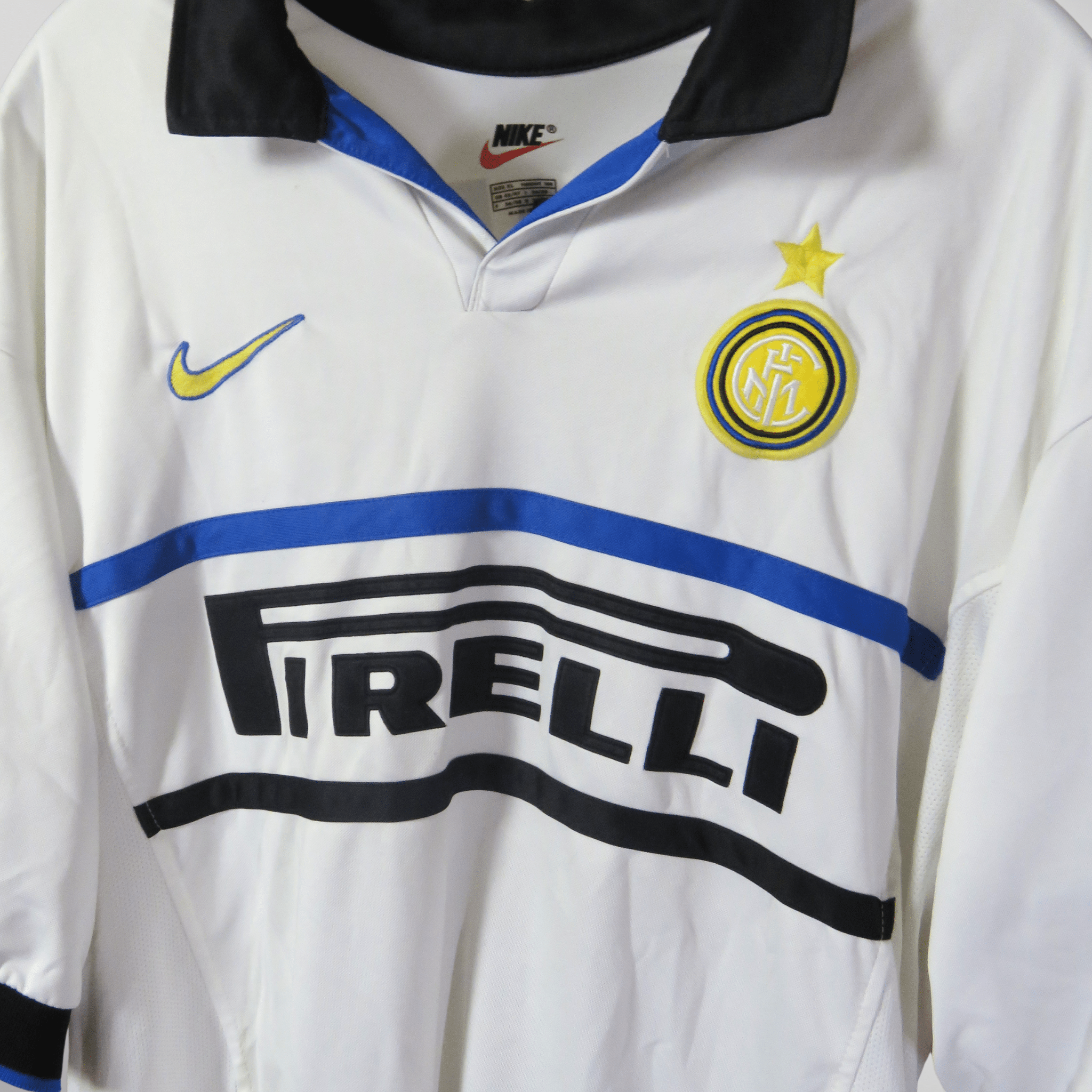 Inter Milan 1998-99 Away Zamorano #1+8 Shirt XL