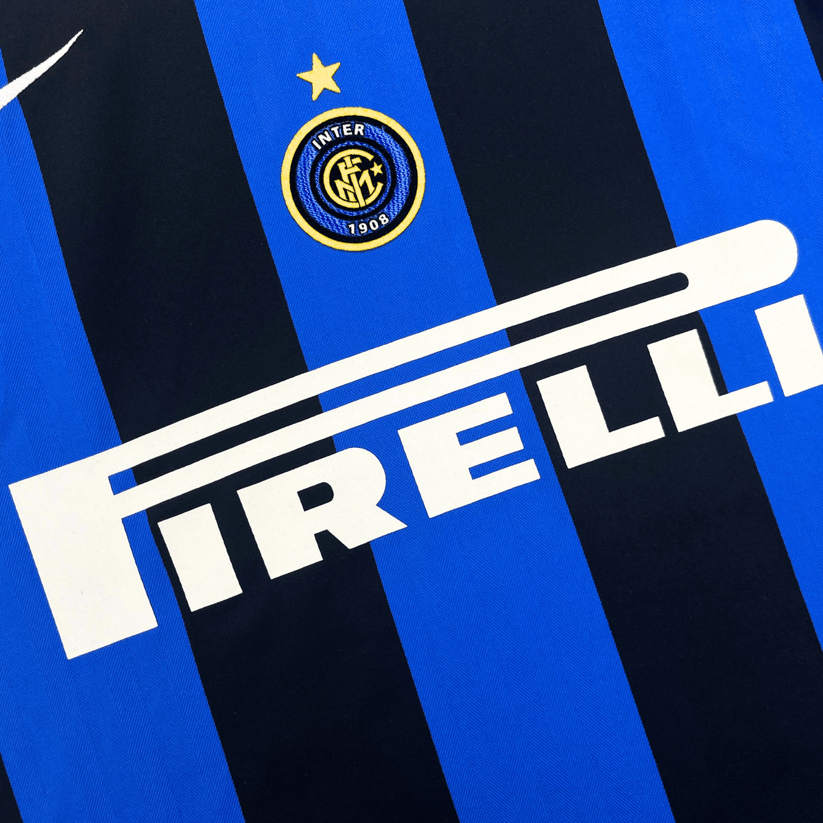 Inter Milan 2004-05 Home Adriano #10 Shirt S