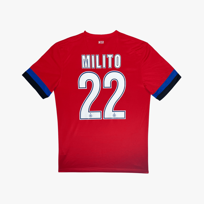 Inter Milan 2012-13 Away Milito #22 Shirt M