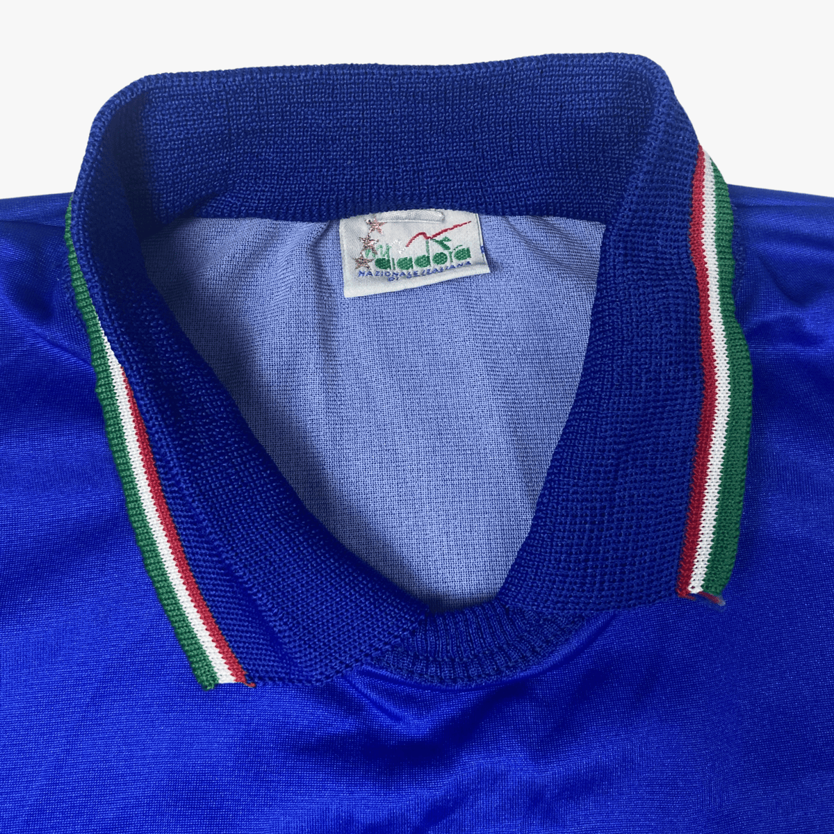 Retro Italy 1986-1990 Home longsleeve football jersey by Diadora, size M | Nostalgic Football Shirts