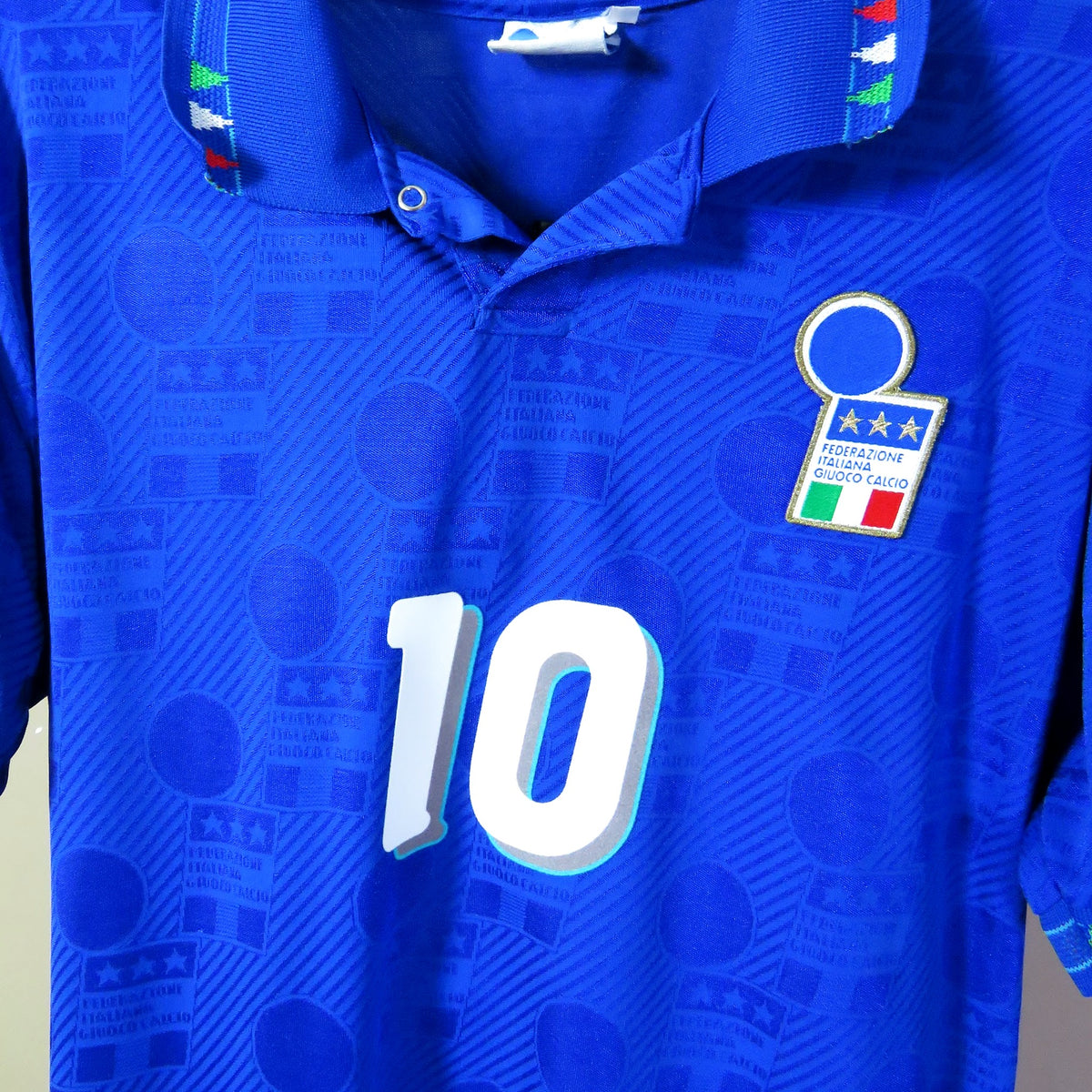 Italy 1994 Home shirt, Baggio 10, Diadora, size L | Nostalgic Football Shirts