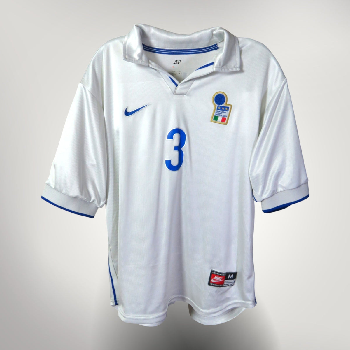 Authentic Nike Italy 1997-1998 Away shirt, Maldini 3 on the back, size M | Nostalgic Football Shirts