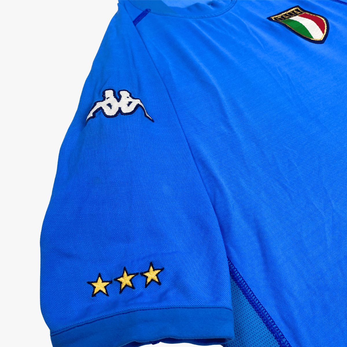 Retro Italy 2002-2003 Home football jersey by Kappa, size M | Nostalgic Football Shirts