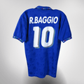 Italy 1994 Home Baggio #10 Shirt M