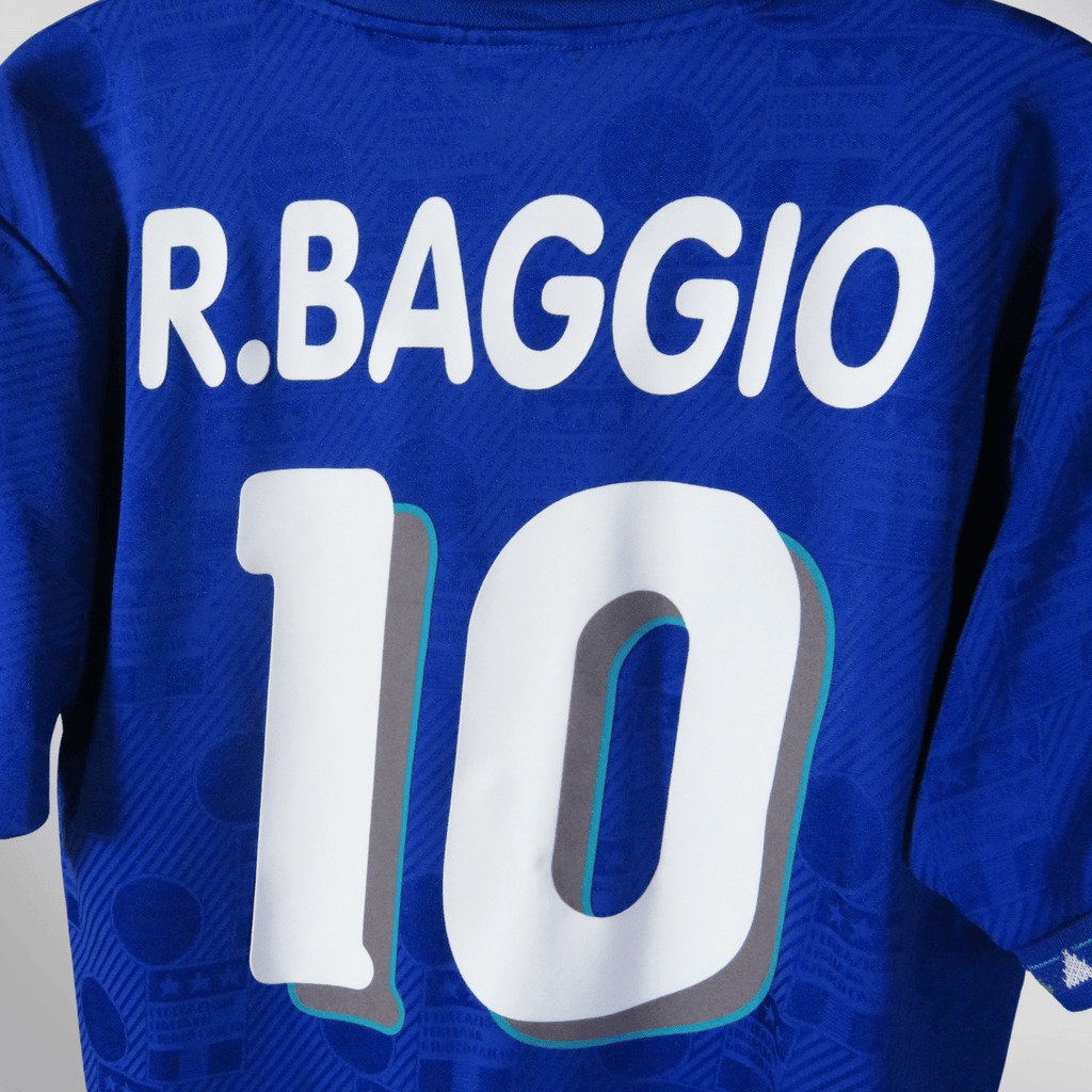 Italy 1994 Home Baggio #10 Shirt M