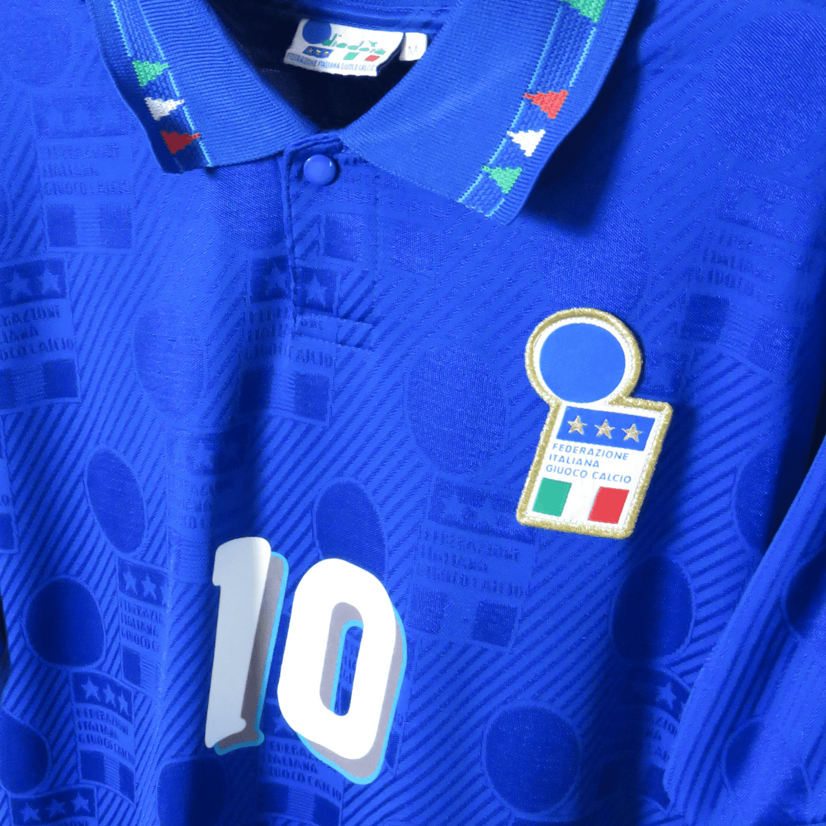 Italy 1994 Home Baggio #10 Shirt M
