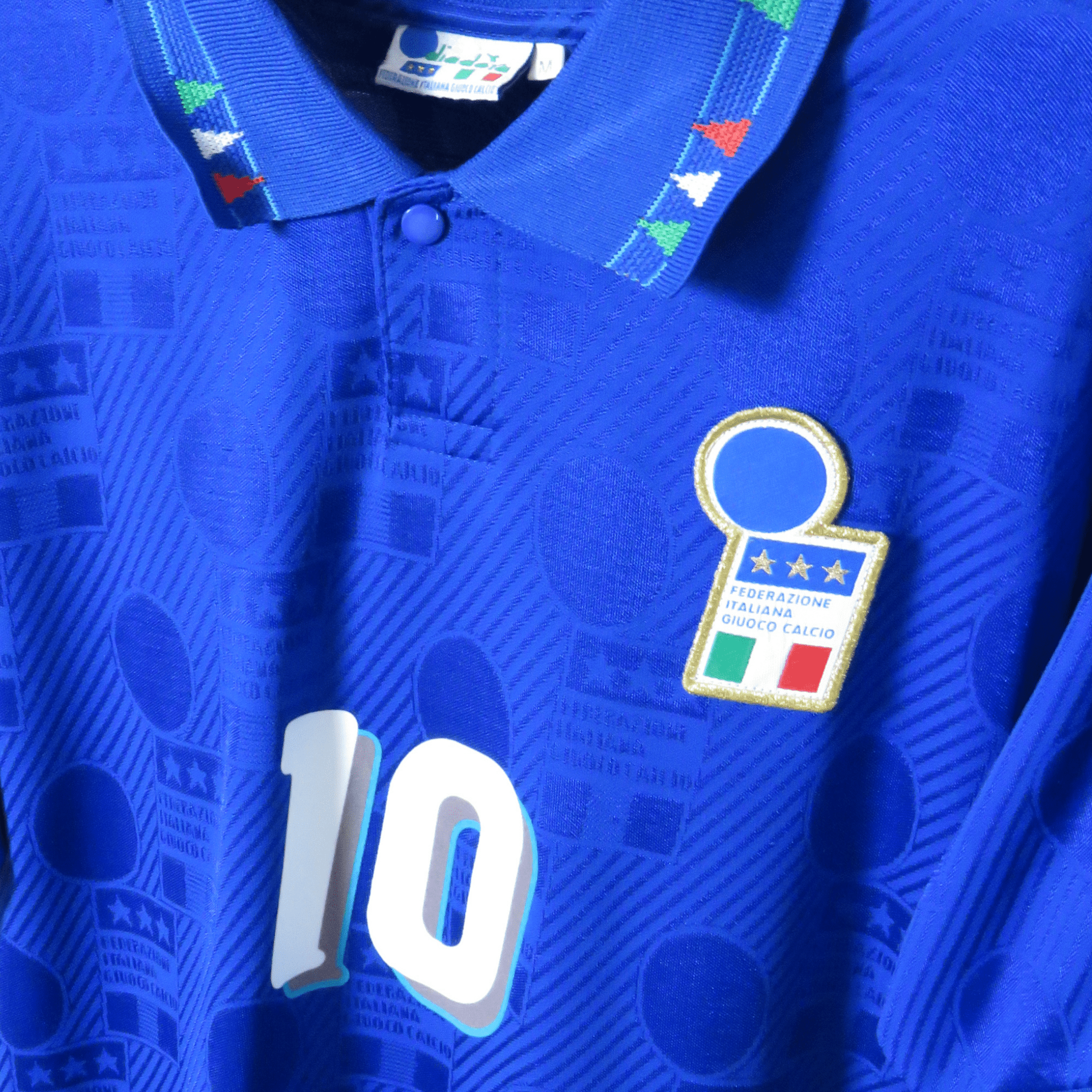 Italy 1994 Home Baggio #10 Shirt M
