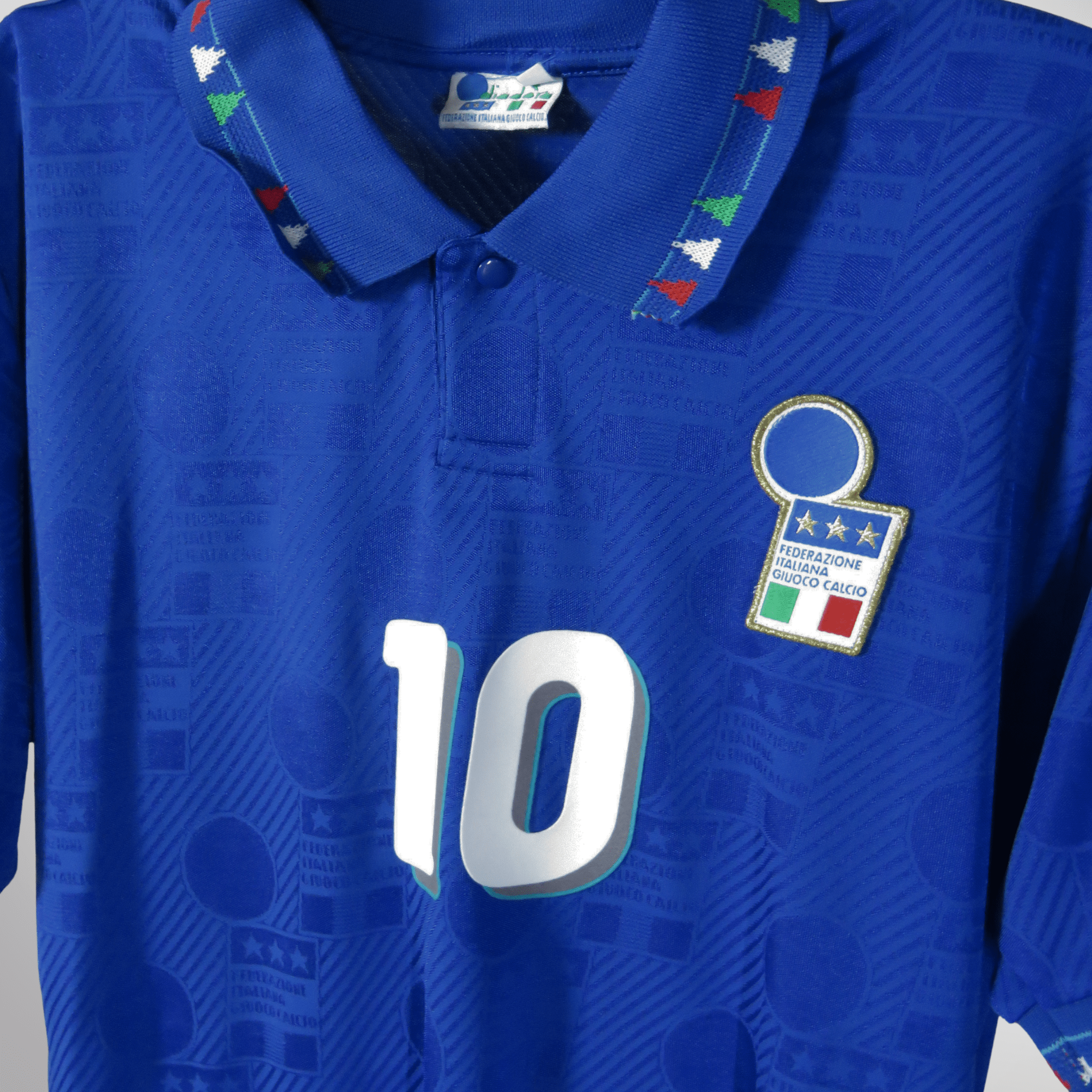 Italy 1994 Home Baggio #10 Shirt M