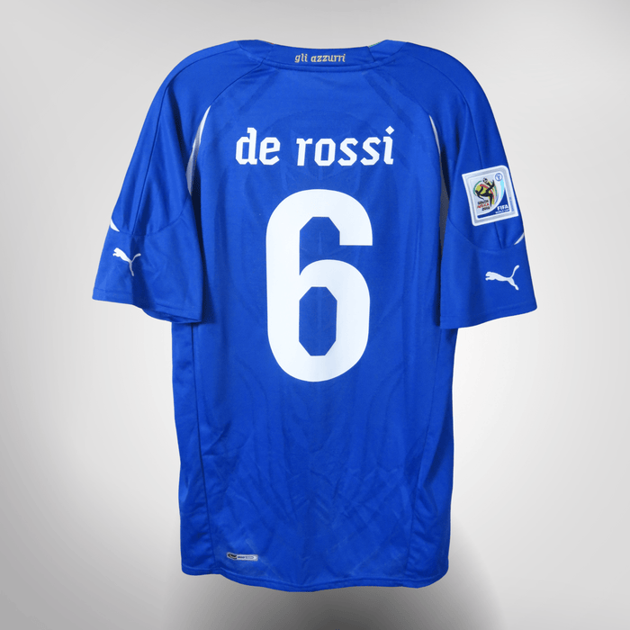 Italy 2010-11 Home de Rossi #6 Shirt L