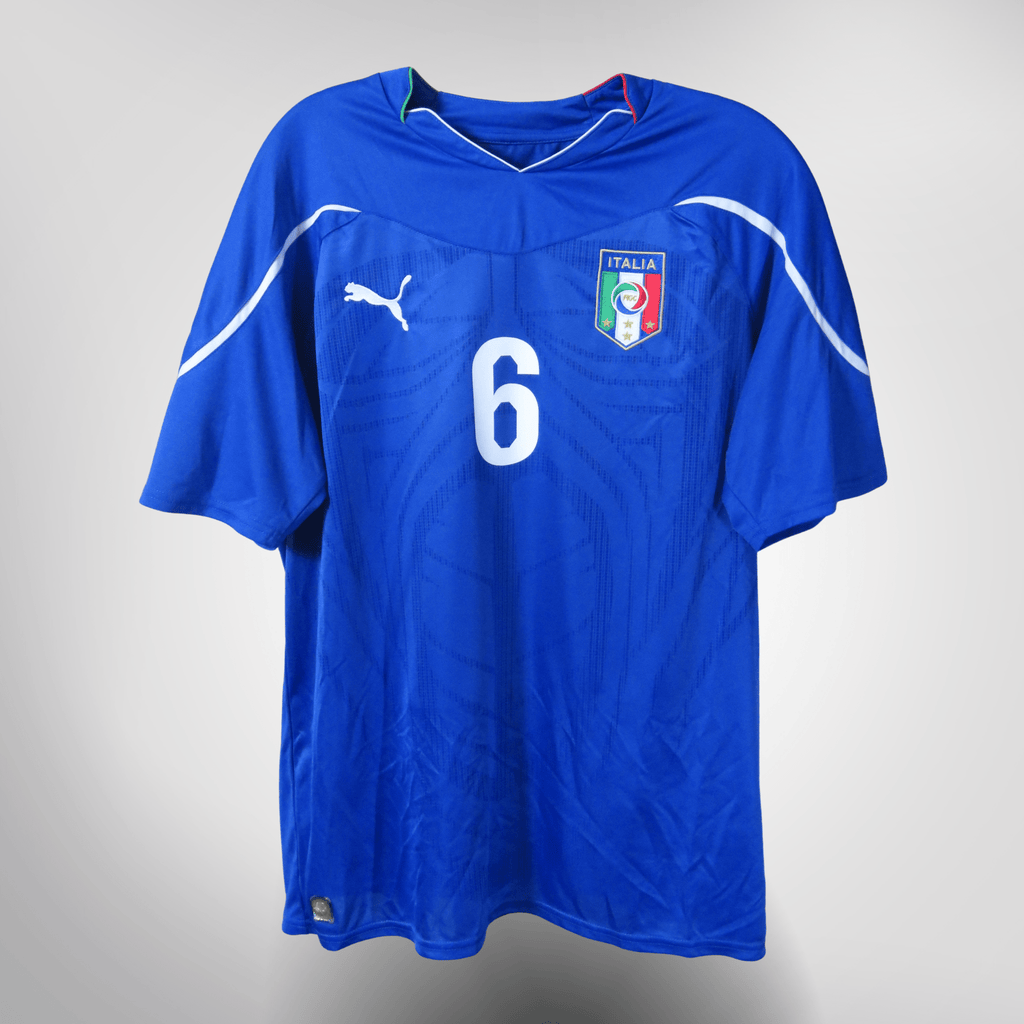 Italy 2010-11 Home de Rossi #6 Shirt L