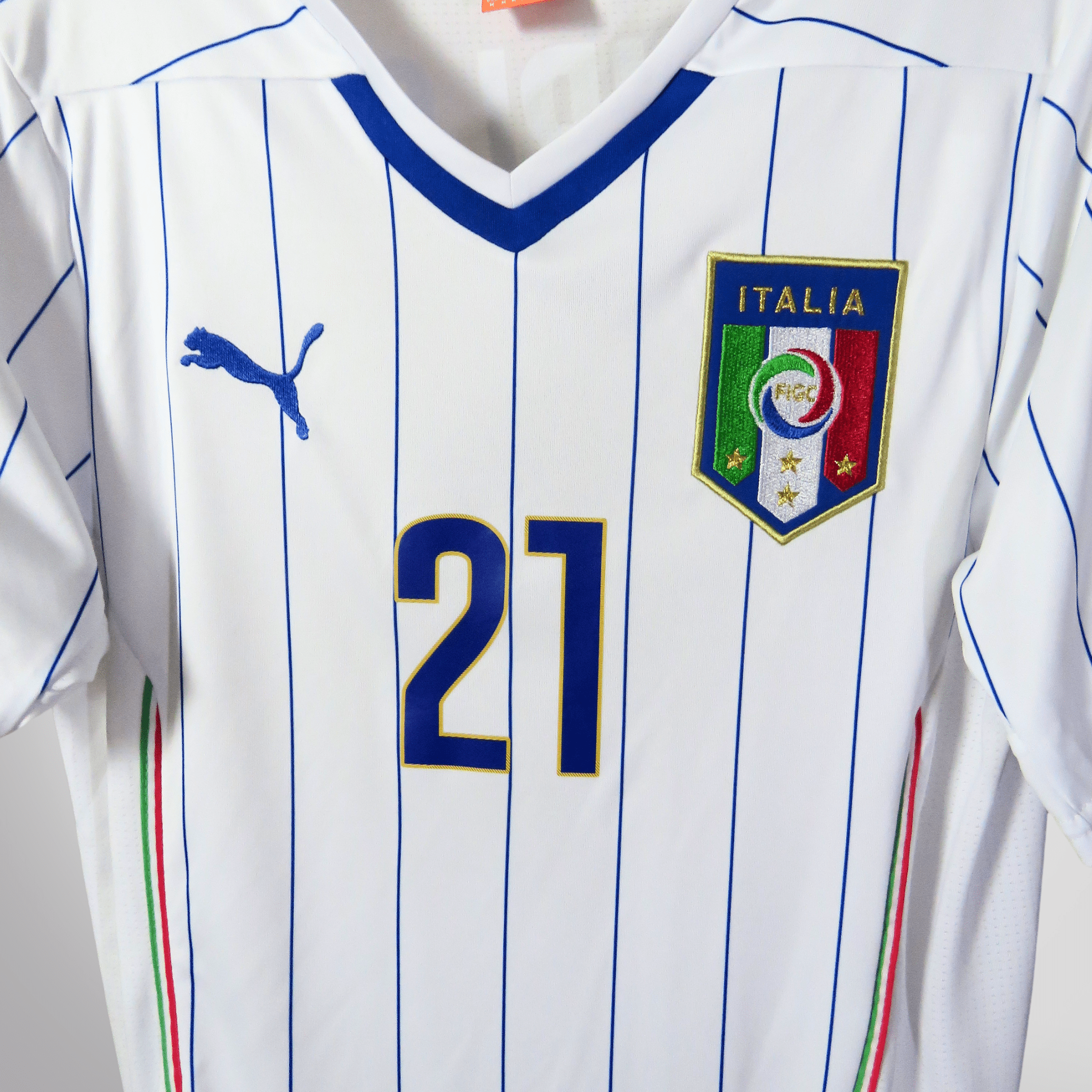Italy 2014-15 Away Pirlo #21 Shirt M