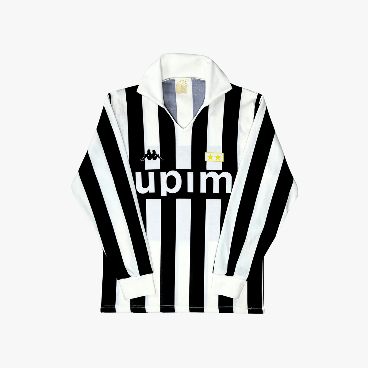 Vintage Juventus 1989-1990 Home longsleeve football shirt with number 11 print, size S | Nostalgic Football Shirts