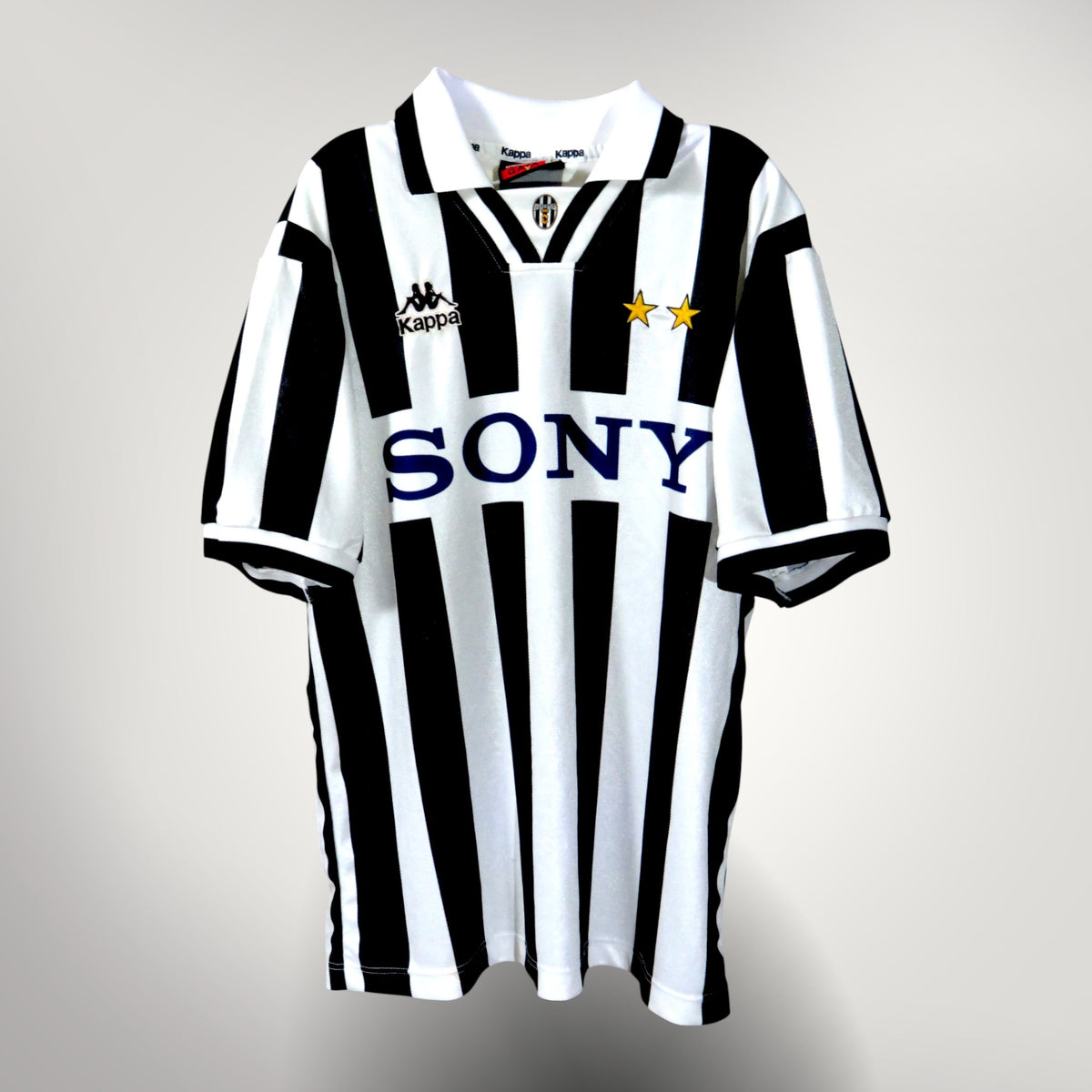 Authentic Kappa Juventus 1995-1996 Home shirt, Del Piero 10 on the back, size L | Nostalgic Football Shirts