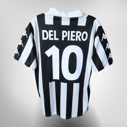Vintage Juventus 1999-2000 Home football shirt with Del Piero 10 print, size XL | Nostalgic Football Shirts