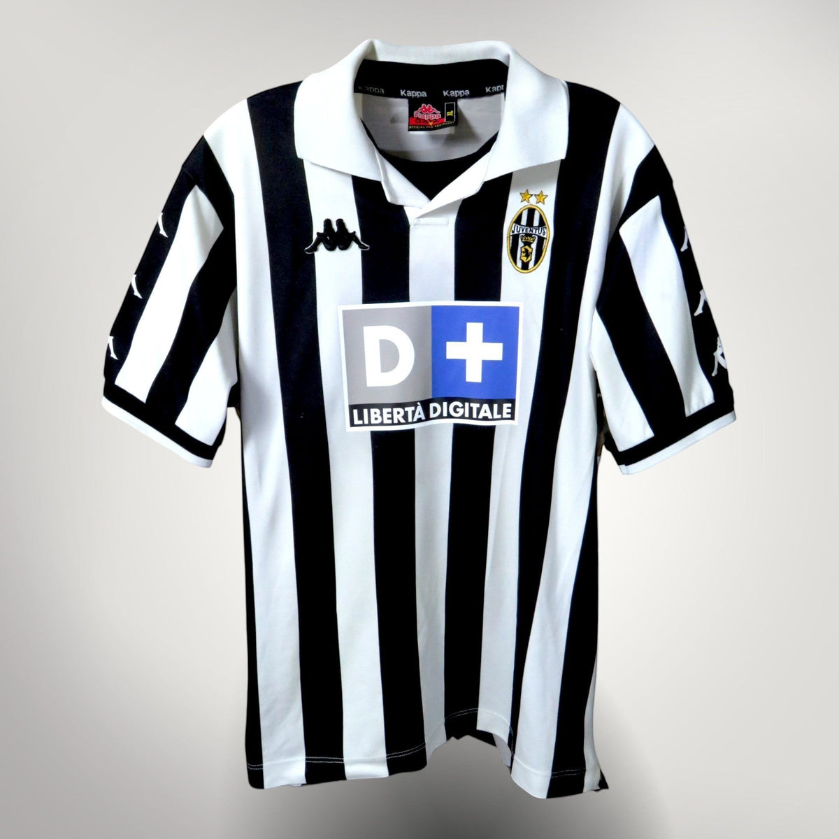 Authentic Kappa Juventus 1999-2000 Home shirt, Zidane 21 on the back, size XL | Nostalgic Football Shirts