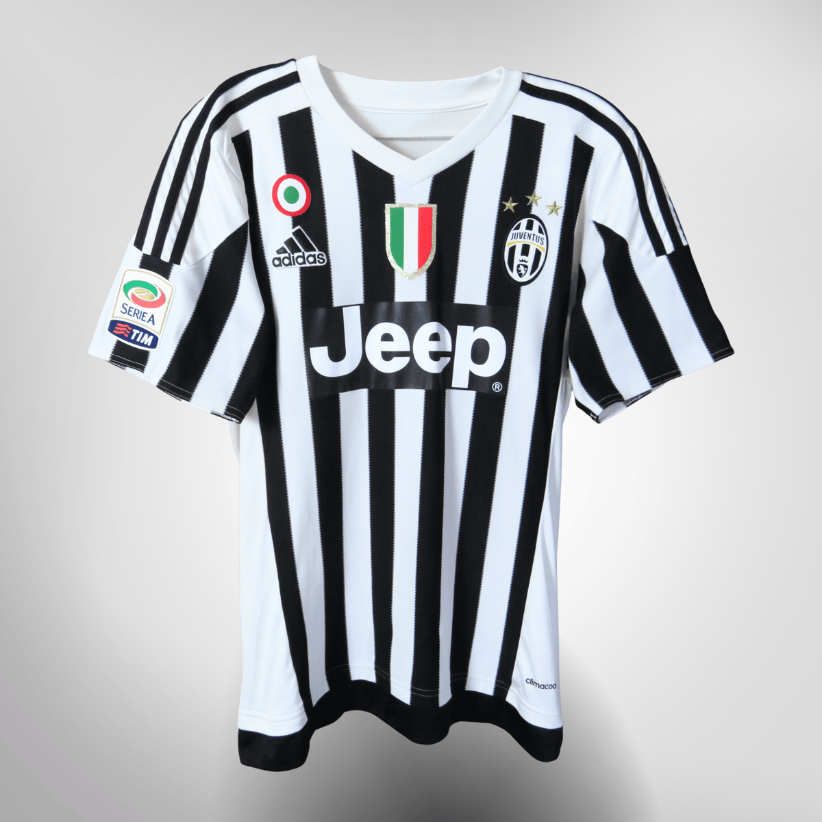 Authentic Adidas Juventus 2015-2016 Home shirt, Pogba 10 on the back, size M | Nostalgic Football Shirts