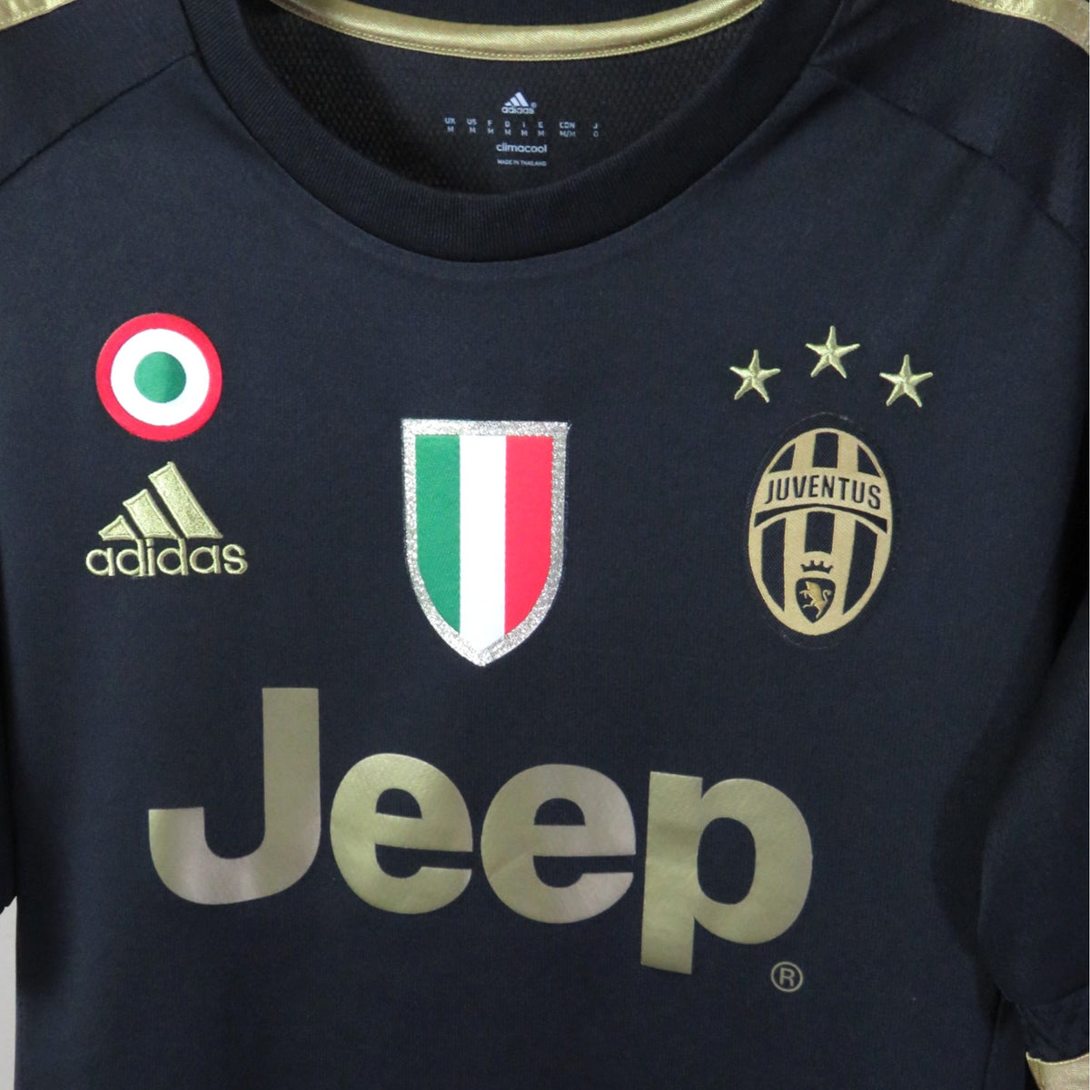 Original Juventus 2015-2016 Third football shirt, size M, Pogba 10, product code S12849 | Nostalgic Football Shirts