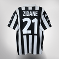 Juventus 1999-00 Home Zidane #21 Basic Shirt XL