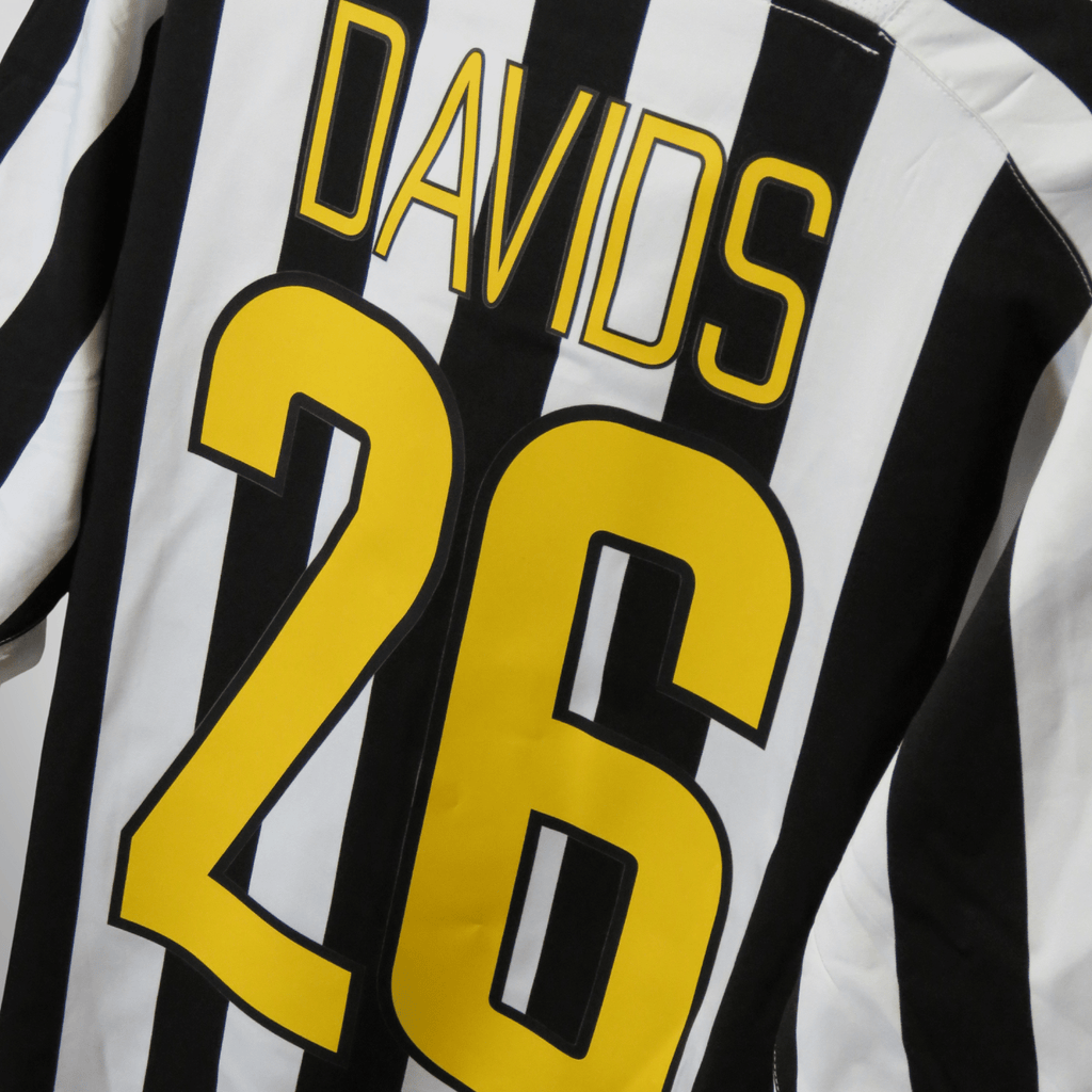 Juventus 2003-04 Home Davids #26 Shirt L